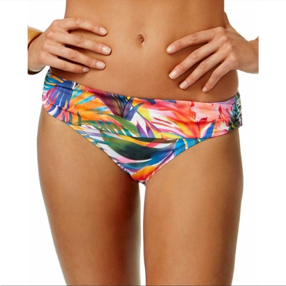 RALPH LAUREN TROPIC PALM PRINT BIKINI BOTTOMS